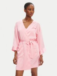 Juicy Couture Szlafrok JCLRB125513 Różowy. Czerwone szlafroki damskie Juicy Couture, bez wzorów, z syntetyku, bez kaptura. Za 199.99 zł.