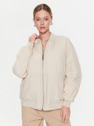Calvin Klein Kurtka bomber Light Paded Quilt Bomber Jacket K20K205178 Écru Regular Fit. Kurtki damskie Calvin Klein, xs, bez wzorów, z syntetyku, bez kaptura. Za 969.99 zł.