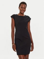 United Colors Of Benetton Sukienka koktajlowa 47CKDV0A2 Czarny Regular Fit. Czarne sukienki damskie United Colors Of Benetton, bez wzorów, z syntetyku, wizytowe, bez ramiączek. Za 159.99 zł.