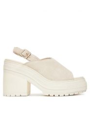 Converse Sandały Chuck 70 De Luxe Heel Mule A15070C Écru. Sandały damskie Converse, bez wzorów, ze skóry, bez obcasa, na słupku, bez zapięcia. Za 319.99 zł.
