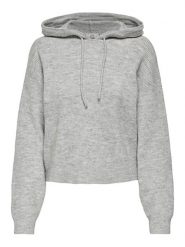JDY Bluza w kolorze szarym rozmiar: M. Szare bluzy damskie JDY, m, bez wzorów, prążkowane, z kapturem. Za 79.03 zł.