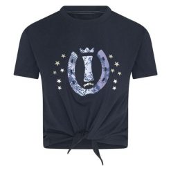 Koszulka damska Imperial Riding Star. Niebieskie koszulki sportowe damskie IMPERIAL RIDING, bez wzorów, bez ramiączek. Za 140.50 zł.