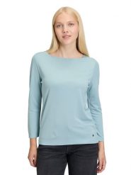 BETTY & CO Koszulka w kolorze turkusowym rozmiar: L. Niebieskie bluzki damskie Betty & Co, l, bez wzorów, bez kołnierzyka, bez ramiączek. Za 95.95 zł.