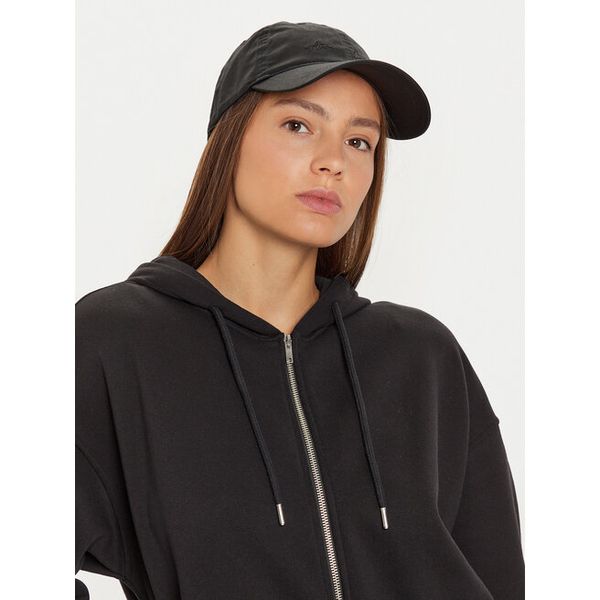 Czapka z daszkiem Armani Exchange. Czarne czapki z daszkiem damskie Armani Exchange, bez wzorów. Za 169.99 zł.