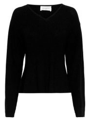 MOSS COPENHAGEN Sweter w kolorze czarnym rozmiar: XS/S. Czarne swetry klasyczne damskie Moss Copenhagen, s, bez kołnierzyka. Za 134.45 zł.