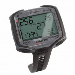Komputer nurkowy QUAD 2. Czarne, cyfrowe zegarki damskie MARES. Za 1,252.36 zł.