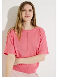 More & More Sweter w kolorze jagodowym rozmiar: 36. Różowe swetry klasyczne damskie More & More, bez kołnierzyka. Za 153.71 zł.