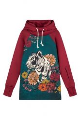 Bluza outdoorowa z kapturem damska DEEP TRIP Alex softshell. Czerwone bluzy damskie DEEP TRIP, na zimę, m, bez wzorów, z bawełny, z kapturem. Za 499.00 zł.