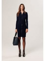 Rodier Sukienka w kolorze granatowym rozmiar: M. Niebieskie sukienki damskie Rodier, bez wzorów, z wełny, klasyczne, bez ramiączek. Za 283.48 zł.