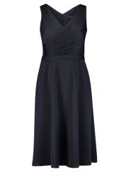 Vera Mont Sukienka w kolorze granatowym rozmiar: 46. Niebieskie sukienki damskie Vera Mont, bez wzorów, bez ramiączek. Za 255.34 zł.