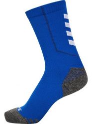 Hummel niskie skarpety treningowe z poliestru z recyklingu – TRUE BLUE/WHITE. Niebieskie skarpetki damskie Hummel, bez wzorów, z bawełny. Za 80.09 zł.
