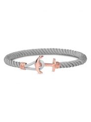 Paul Hewitt Bransoletka w kolorze szarym rozmiar: M. Szare bransoletki damskie paul hewitt, ze stali. Za 113.63 zł.