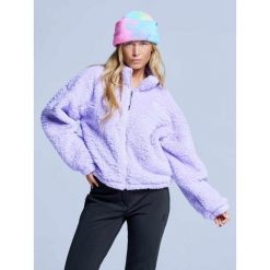 Kurtka Fluffy - Damska - Cztery pory roku - Miś - Liliowa. Fioletowe kurtki damskie POEDERBAAS, na zimę, xs, bez wzorów, z poliesteru, bez kaptura. Za 264.52 zł.
