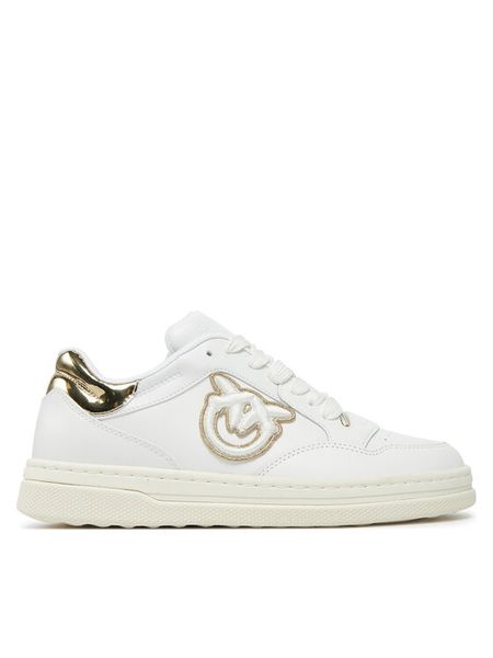 PINKO Sneakersy Mandy 11 SS0077P014 Biały. Białe obuwie sportowe damskie Pinko, ze skóry, bez zapięcia. Za 589.99 zł.