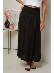 Le Monde du Lin Lniana spódnica w kolorze czarnym rozmiar: 38/40. Czarne spódnice damskie Le Monde du Lin, bez wzorów, ze lnu, klasyczne, maxi. Za 130.99 zł.