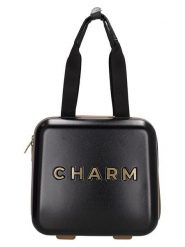 Charm Kosmetyczka w kolorze czarnym - 32 x 30 x 18 cm rozmiar: onesize. Czarne kosmetyczki damskie Charm, bez wzorów, z materiału. Za 173.99 zł.