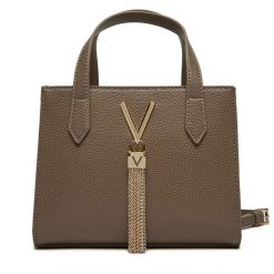 Torebka Valentino. Brązowe kuferki damskie Valentino, bez wzorów, bez dodatków. Za 269.99 zł.