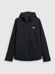 4F Kurtka przejściowa membrana 5000 damska - czarna S. Czarne kurtki damskie 4F, na jesień, l, bez wzorów, bez kaptura. Za 299.99 zł.