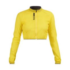 Damska kurtka wodoodporna Mavic Cosmic. Żółte kurtki damskie MAVIC, bez wzorów, bez kaptura. W wyprzedaży za 325.80 zł.