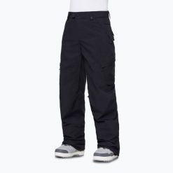 Spodnie snowboardowe damskie 686 Geode Thermagraph. Czarne spodnie sportowe damskie GEOLOGIC, na zimę, bez wzorów, narciarskie. Za 1,269.00 zł.