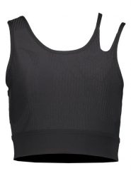 Reebok Top sportowy w kolorze czarnym rozmiar: S. Czarne koszulki sportowe damskie Reebok, s, bez wzorów, z materiału, bez ramiączek, outdoorowe. Za 100.99 zł.
