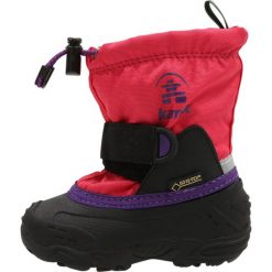 Kamik WATERBUG THERMAL GUARD Śniegowce dro. Czerwone buty zimowe chłopięce Kamik, z materiału. W wyprzedaży za 251.30 zł.