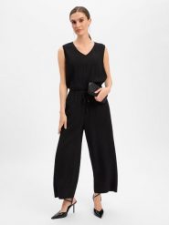 Opus Kombinezon Kobiety czarny, 34. Czarne kombinezony damskie Opus, bez wzorów, z wiskozy, eleganckie, bez kołnierzyka, bez ramiączek. Za 399.95 zł.