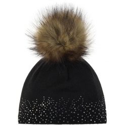 Czapka Zimowa Eisbar Nalin Lux Crystal MÜ. Czarne czapki damskie Eisbär, na zimę, bez wzorów. Za 232.58 zł.