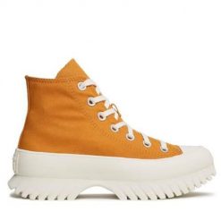 Buty do chodzenia damskie Converse Chuck Taylor All Star Lugged 2.0. Brązowe obuwie sportowe casual damskie Converse, z materiału, bez zapięcia. W wyprzedaży za 439.95 zł.