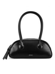 JENNY Torebka JFR-B-003-07 Czarny. Czarne torebki klasyczne damskie Jenny, z tworzywa sztucznego, bez dodatków. Za 139.99 zł.