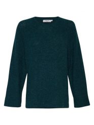 MOSS COPENHAGEN Sweter "Lisanora" w kolorze morskim rozmiar: S/M. Niebieskie swetry klasyczne damskie Moss Copenhagen, m, bez kołnierzyka. Za 127.95 zł.