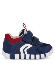 Geox Sneakersy B Iupidoo B3555D 02014 C4244 Granatowy. Niebieskie buty sportowe chłopięce Geox, z materiału, bez zapięcia. Za 159.99 zł.