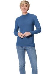 WITT WEIDEN Sweter w kolorze niebieskim rozmiar: 48. Niebieskie swetry klasyczne damskie WITT WEIDEN, bez kołnierzyka. Za 34.99 zł.