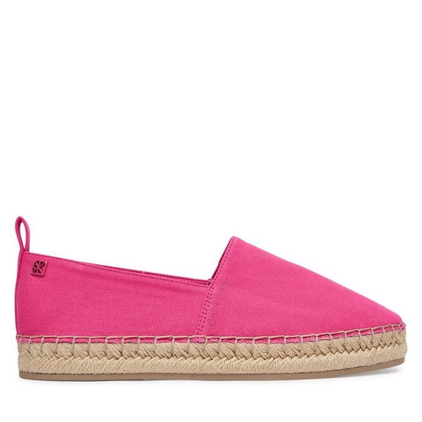 Espadryle Calvin Klein. Czerwone espadryle damskie Calvin Klein, bez wzorów, bez obcasa. Za 196.99 zł.