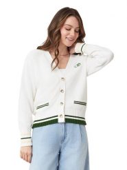 Scotch & Soda Kardigan w kolorze biało-zielonym rozmiar: L. Białe kardigany damskie Scotch & Soda, l, bez wzorów, z bawełny. Za 173.99 zł.