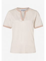 More & More Koszulka w kolorze beżowym rozmiar: 40. Brązowe bluzki damskie More & More, bez wzorów, bez kołnierzyka, bez ramiączek. Za 130.99 zł.