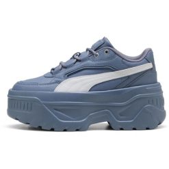 Damskie Sneakers Puma Karmen X tra. Niebieskie obuwie sportowe damskie Puma, ze skóry ekologicznej, bez zapięcia, na fitness i siłownię. Za 490.00 zł.