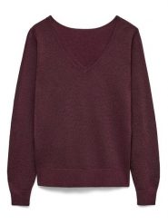 Vero Moda Sweter w kolorze ciemnofioletowym rozmiar: M. Różowe swetry klasyczne damskie Vero Moda, m, z wiskozy, bez kołnierzyka. Za 86.99 zł.