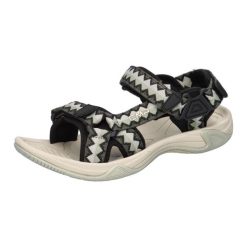 Sandały turystyczne damskie CMP Hamal. Białe sandały damskie CMP, bez wzorów, bez obcasa, bez zapięcia. Za 199.99 zł.