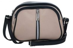 Listonoszka pudrowa BARBERINI'S skórzana 03-18. Czerwone shopper bag Barberinis, bez wzorów, ze skóry, na ramię, bez dodatków. Za 172.99 zł.