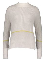 Herrlicher Sweter w kolorze kremowym rozmiar: L. Brązowe swetry klasyczne damskie Herrlicher, l, z wełny, bez kołnierzyka. Za 131.74 zł.