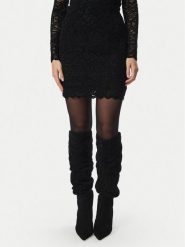 Guess Spódnica mini W6BD59 K7909 Czarny Regular Fit. Czarne spódnice damskie Guess, l, z aplikacjami, mini. Za 344.99 zł.