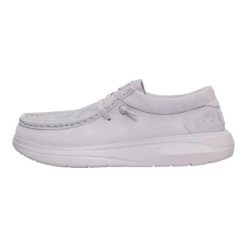 HeyDude Damskie Mokasyny Wendy Comf Suede Lace Print. Fioletowe mokasyny damskie Hey dude, z materiału, bez obcasa. Za 289.00 zł.