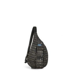 Plecak miejski Kavu Rope Bag - lunar row. Czarne plecaki KAVU, bez wzorów. Za 188.99 zł.