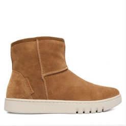 Botki Josef Seibel. Brązowe botki damskie Josef Seibel, bez obcasa, na płaskiej podeszwie, bez zapięcia. Za 609.99 zł.