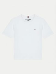 Tommy Hilfiger T-Shirt KB0KB09601 M Biały Regular Fit. Białe t-shirty i koszulki chłopięce Tommy Hilfiger, bez wzorów, z bawełny, bez kołnierzyka, bez ramiączek. Za 79.99 zł.