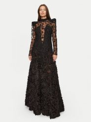 Babylon Sukienka wieczorowa S00800 Czarny Regular Fit. Czarne sukienki damskie Babylon, bez wzorów, z syntetyku, wizytowe, bez ramiączek. Za 1,869.00 zł.