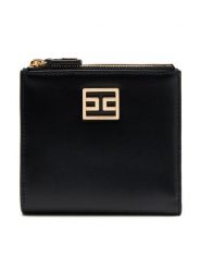 Elisabetta Franchi Portfel PF01A51E2 110 Czarny. Czarne portfele damskie Elisabetta Franchi, bez wzorów, ze skóry. Za 589.99 zł.