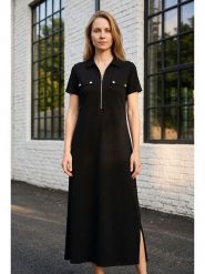 SOULSHAE Sukienka w kolorze czarnym rozmiar: L/XL. Czarne sukienki damskie SOULSHAE, bez wzorów, bez ramiączek. Za 150.95 zł.