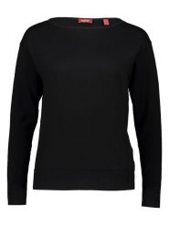 ESPRIT Sweter w kolorze czarnym rozmiar: XS. Czarne swetry klasyczne damskie ESPRIT, xs, z bawełny, bez kołnierzyka. Za 70.24 zł.